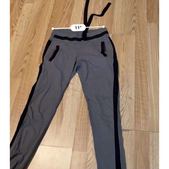 BCG Heather Grey Jogger Pant Size Small Athletic Pocket Black Strip Athletic - Picture 5 of 8